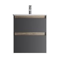 M85AFHX0552BM X-Joy База под раковину AM.PM, подвесная, 55 см, 2 ящика, черный матовый