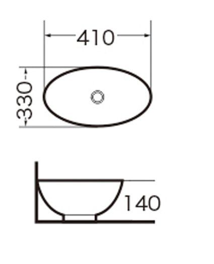 Раковина Grossman GR-3018 410x330x140
