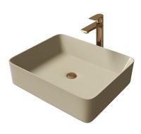 Раковина Grossman GR-3016BEM 480x370x135 бежевая матовая