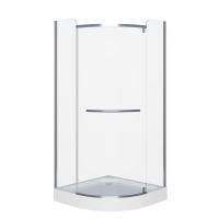 Душевое ограждение Grossman GR-7090 Classic 90*90*190 полукруг, дверь распашная