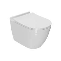 Унитаз подвесной безободковый Bauedge Mif PRO NT0002-PRO, белый