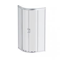 W90G-401-080WT Gem Душевое ограждение AM.PM 80х80, стекло прозрачное, профиль матовое серебро, без поддона