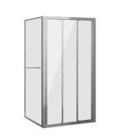 Душевое ограждение Grossman GR-9090 Alba1 (90*90*190) квадрат, двери раздвижные