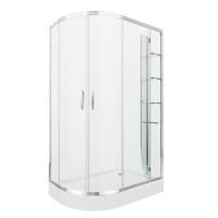 Душевое ограждение Grossman GR-9120L Classic 120*80*185 с поддоном, двери раздвижные