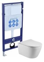 Комплект инсталляции с унитазом AQUATEK БЕТТА Easy Fix