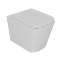 Унитаз подвесной безободковый D&K Quadro DT1516016, белый