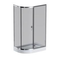 W83UG-302U120CG Like Solo Slide 120 Душевое ограждение AM.PM Like 120x80, стекло тонированное, профиль хром глянцевый