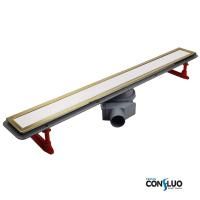 Душевой лоток Pestan Confluo Premium Line 300 White Glass Gold, 13100119