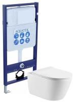 Комплект инсталляции с унитазом AQUATEK ОБЕРОН Easy Fix