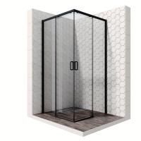 Душевое ограждение Ambassador Queen 11011204Black 1000x1000x2000