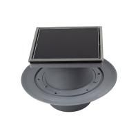 Точечный трап Pestan Confluo Standard 15х15 Vertical Black Glass 13000097