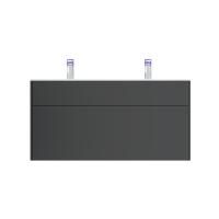 M50AFHX1203GM Inspire V2.0 База под раковину AM.PM, подвесная, 120 см, 3 ящика, push-to-open, графит матовый