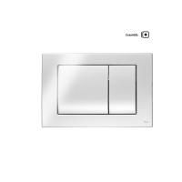 Панель механическая двойная METAL DUAL, сталь, хром глянцевый, антиванд., OLI 656004