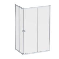 W87G-403-12080-MT Sunny Душевое ограждение AM.PM прямоугольное, раздвижн двери 120x80 серебро,стекло прозрачн