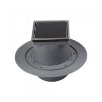 Точечный трап Pestan Confluo Standard 10х10 Vertical Dry Black Glass 13000110