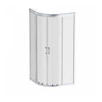 W90G-401-100WT Gem Душевое ограждение AM.PM 100х100, стекло прозрачное, профиль матовое серебо,без поддона