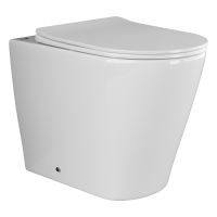 Напольный приставной унитаз Ceramicanova Highlight Rimless, Белый, CN1812