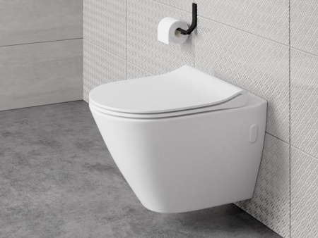 Подвесной унитаз Cersanit CITY OVAL Clean On DPL EO slim, 63114