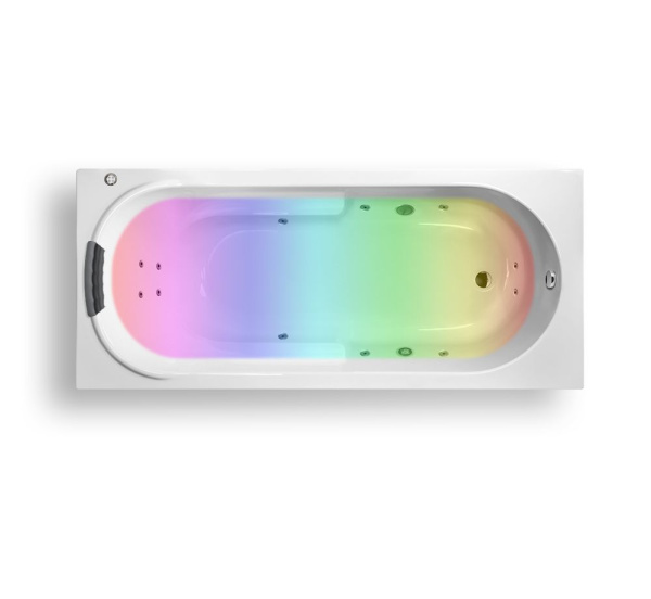 Гидромассажная акриловая ванна с хромотерапией Lavinia Boho Bristol 36036H0C 170х75