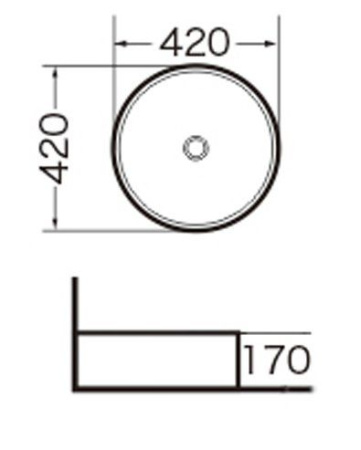 Раковина Grossman GR-3014 420x420x170