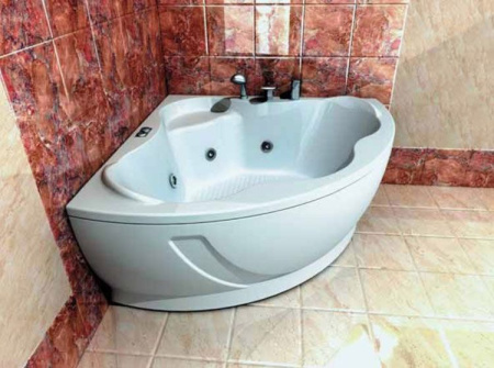 Акриловая ванна Aquatek Галатея 135x135 GAL135-0000022, с фронтальным экраном