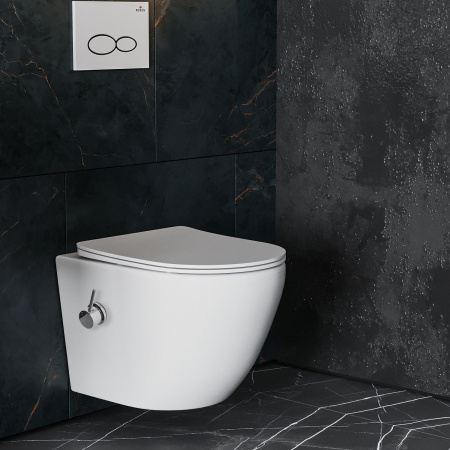 Подвесной унитаз RoxenBath Antares Bidet Tornado 530185-01XT Rimless Soft Close с функцией биде