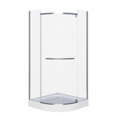 Душевое ограждение Grossman GR-7090 Classic 90*90*190 полукруг, дверь распашная