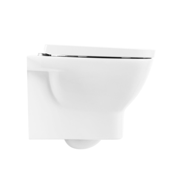 Унитаз подвесной безободковый BelBagno LAGO BB128CH/BB128SC
