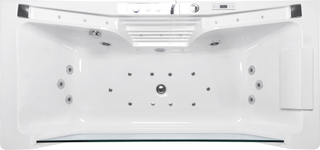 Акриловая ванна с гидромассажем Cerutti SPA C-477-18 180x85