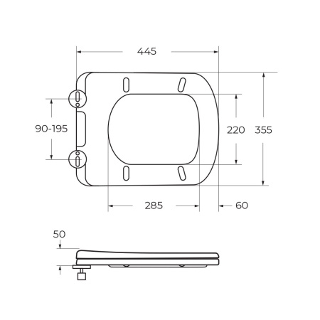 Унитаз подвесной безободковый BelBagno PRADO BB10150CH/BB10150SC