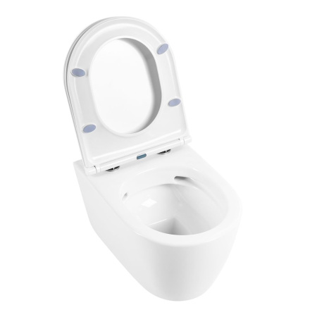 Унитаз подвесной безободковый BelBagno MARINO BB105CHR/BB870SC