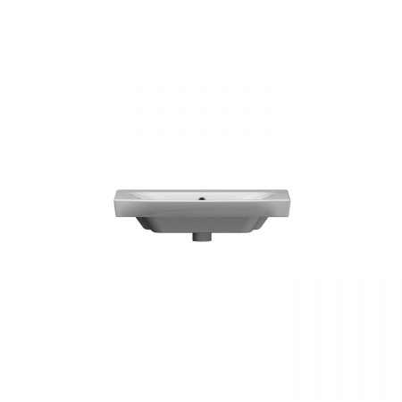 M80WCC0652WG Like, Раковина мебельная AM.PM, керамическая, 65 см, встроенная, цвет: белый, глянец