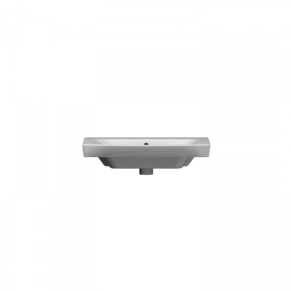 M80WCC0652WG Like, Раковина мебельная AM.PM, керамическая, 65 см, встроенная, цвет: белый, глянец