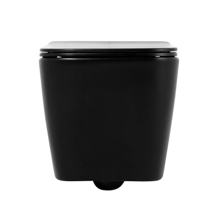 Унитаз подвесной безободковый BelBagno ARDENTE-C, черный BB3202CHR-MB/BB3202SC-MB