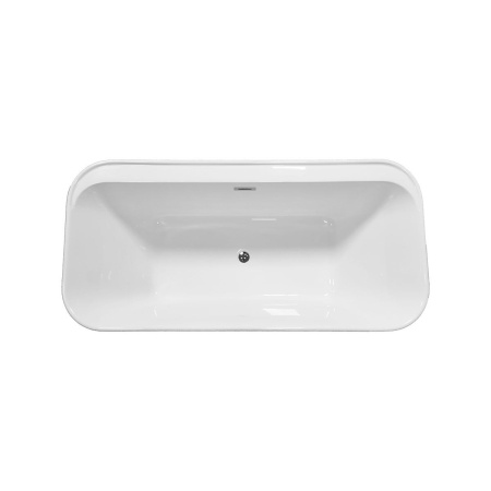 Ванна акриловая Vincea VBT-401-1700, 1700*800*580 цвет белый, слив-перелив в комплекте, хром
