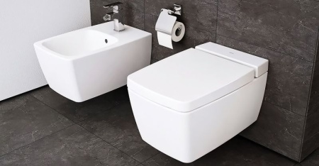 Унитаз подвесной VitrA Metropole 7672B003-1686 с емкостью для чистящей жидкости