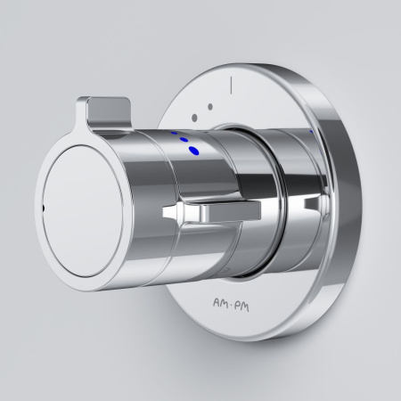 F85A65600 X-Joy Смеситель AM.PM встроенный с термостатом на 1 потребителя, хром