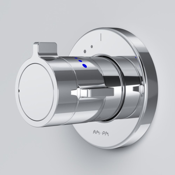 F85A65600 X-Joy Смеситель AM.PM встроенный с термостатом на 1 потребителя, хром