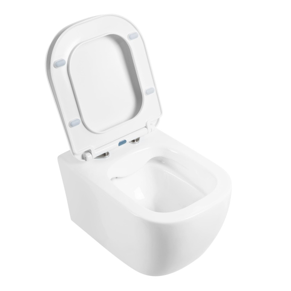 Унитаз подвесной безободковый BelBagno GENOVA BB1102CH/BB1102SC