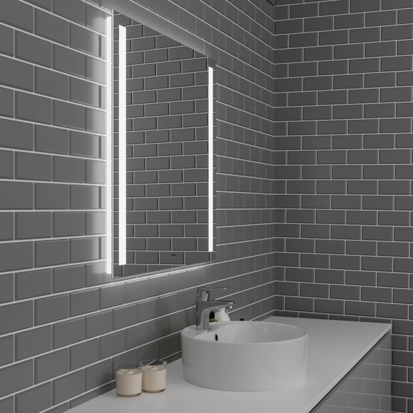 Зеркало Grossman AVRORA 1110080 (1000x800x45) LED с сенсорным выключателем