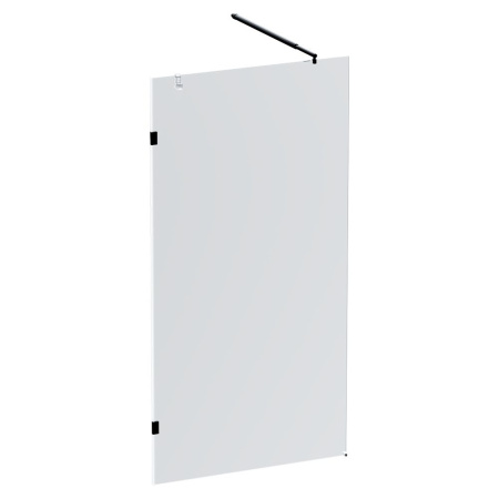 W94UWI-100-F1-BTE X-Joy Душевая перегородка AM.PM 100x195, стекло прозр. 8 мм + покрытие, фурнитура черный