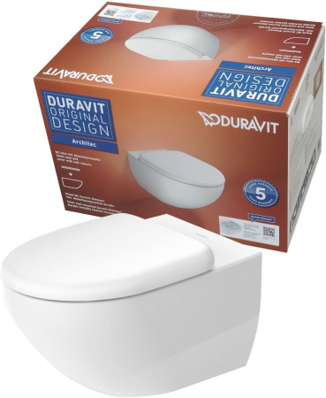 Унитаз подвесной Duravit Architec 45720900A1 с сидением SoftClose