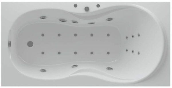 Акриловая ванна Aquatek Мартиника 180x90 MAR180-0000068 слив слева