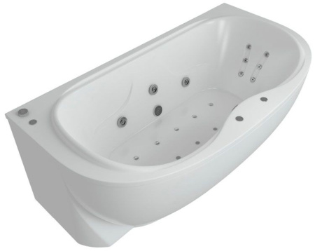 Акриловая ванна Aquatek Мелисса 180x95 MEL180-0000011 фронтальный и боковые экраны