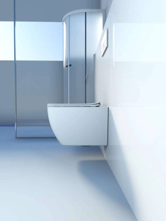 Подвесной унитаз RoxenBath Cube Tornado 530135-01 Rimless Soft Close