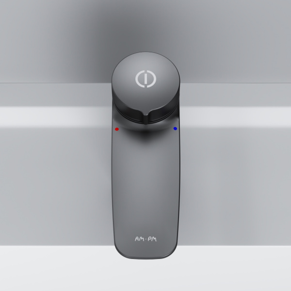 F50A02522 Inspire V2.0, TouchReel Смеситель для умывальника AM.PM, излив 125 мм, черный