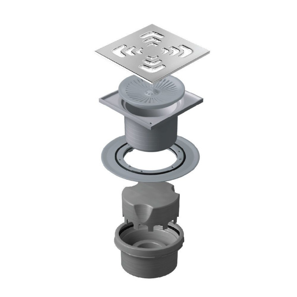 Точечный трап Pestan Confluo Standard 15х15 Vertical Square 13000019