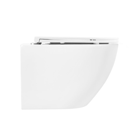 Унитаз подвесной безободковый BelBagno SFERA-R BB046CHR/BB870SC