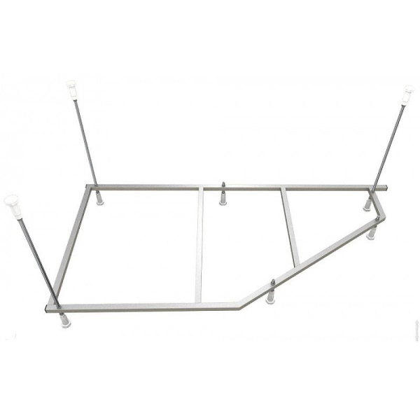 Ванна акриловая Aquatek Eco-friendly Фиджи 170 x 110 см FID170-0000005 вклеенный каркас, белая, правая