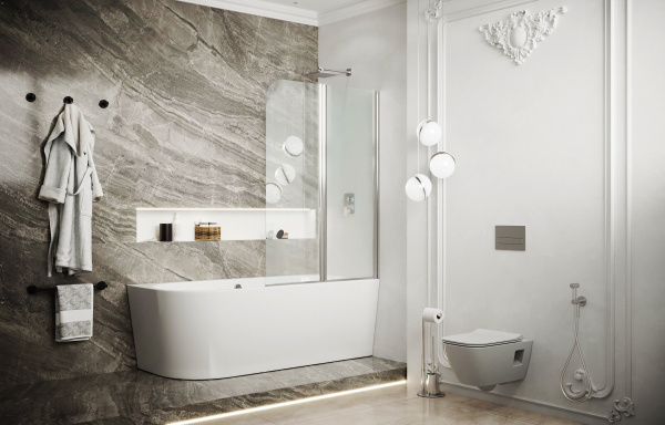 Шторка для ванны Ambassador Bath Screens 16041119 1000x1400